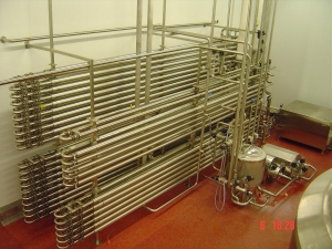 Triple tube pasteurizers