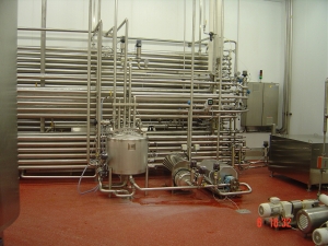 Triple tube pasteurizers