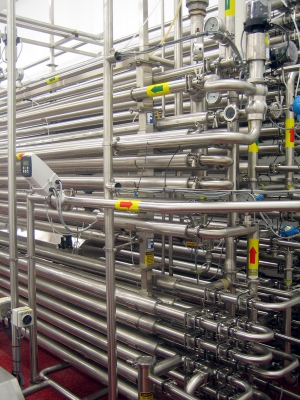 Triple tube pasteurizers