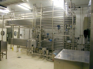 Triple tube pasteurizers